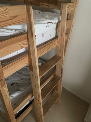 Litera casita madera 190cm