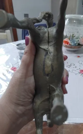 Statua cavallo in ottone