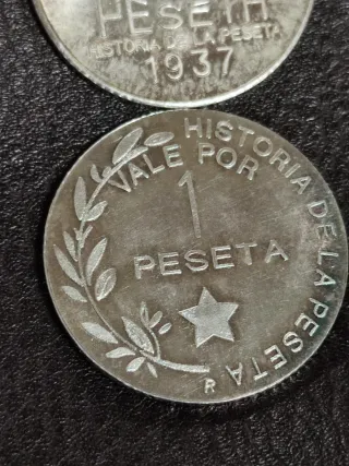 Monedas de Plata 925 Historia de la Peseta