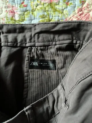 Pantalones vestir grises talla 36