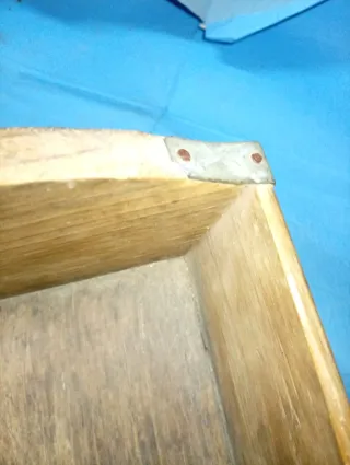 Antiguo recogedor de madera