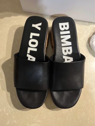 Sandalias BIMBA Y LOLA Negras Nuevas