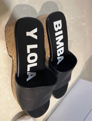 Sandalias BIMBA Y LOLA Negras Nuevas