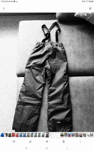 Pantalón de esquí color NEGRO