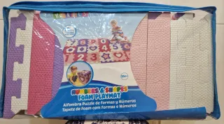 Alfombra Puzzle Números y Formas Foam