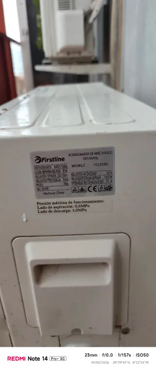 Aire Acondicionado Firstline Beige
