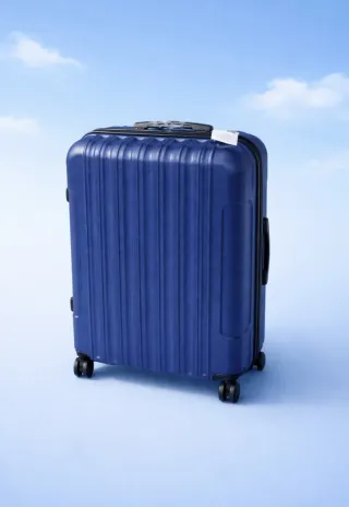 Maleta de viaje azul