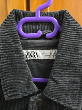 Chaqueta Zara Pana Verde Oliva