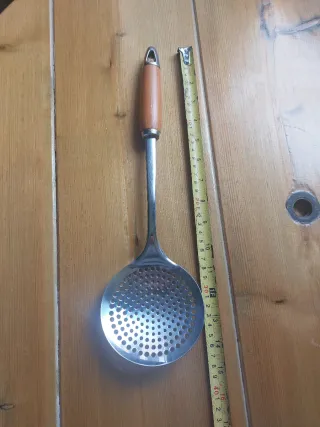 Juego de utensilios de cocina madera y metal