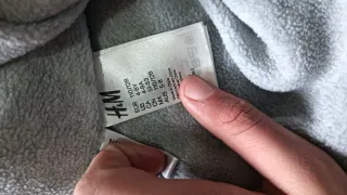 Gorro y bufanda H&M gris