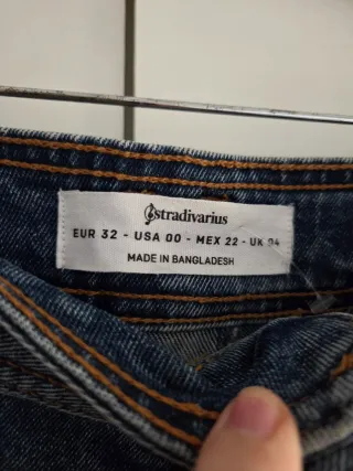 Falda Vaquera Stradivarius Talla S