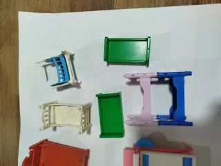 Lote de Camas y Cunas Playmobil