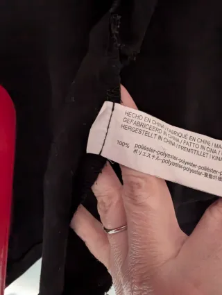 Blazer fluido Stradivarius negro talla única