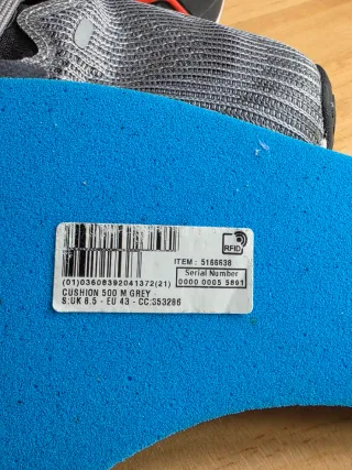 Tênis Kiprun Cushion 500 Cinzento