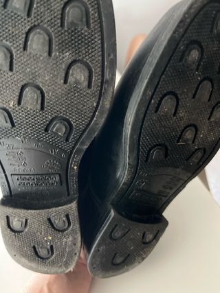 Botas de caucho negras altas