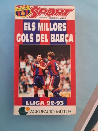 Cinta VHS Els Millors Gols del Barça 92-93