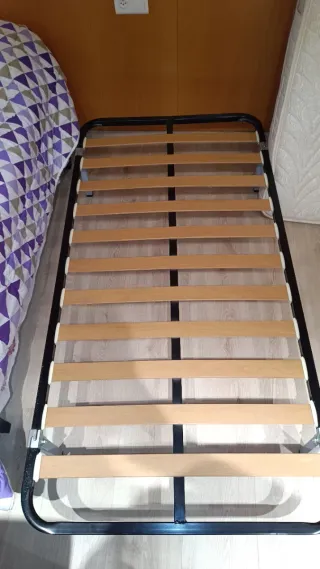 Colchón y Somier de láminas