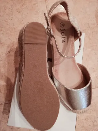 Cuñas Jota Plata Talla 36
