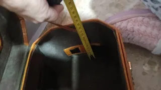 Juego 2 neceseres piel/tela azul y verde