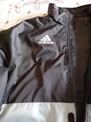 Giubbotto invernale Adidas uomo nero/grigio