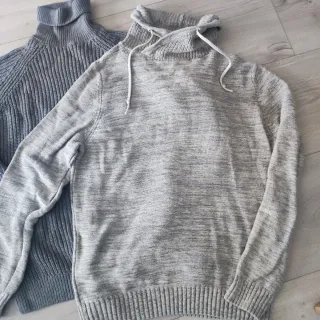 Lote 3 jerseys hombre azul y gris todo el lote 15€