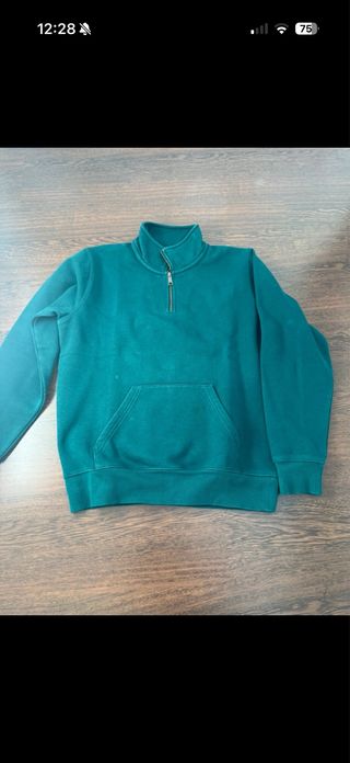 Sudadera Carhartt verde/teal con cremallera