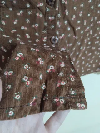 Camisa estampada marrón