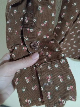 Camisa estampada marrón