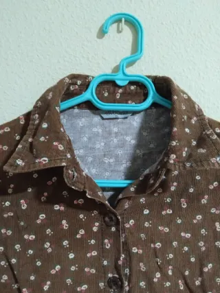 Camisa estampada marrón