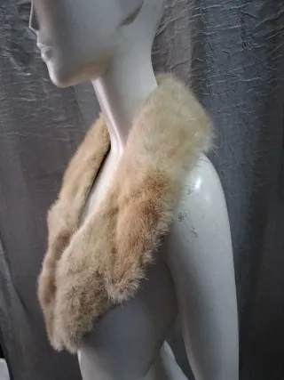 Collo stola scialle vera pelle vis.one