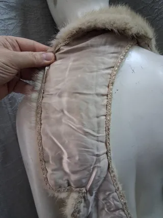 Collo stola scialle vera pelle vis.one