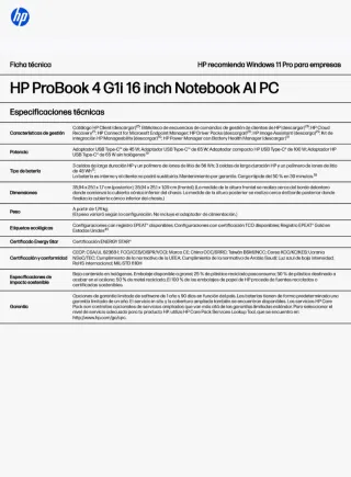 HP ProBook 4 G1i 16 Notebook AI PC