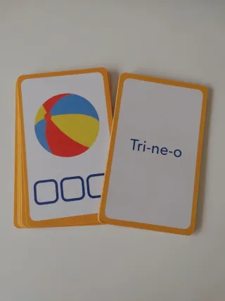 Juego de cartas SÍLABAS ¡Vamos a contarlas!