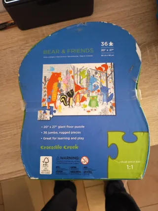 Puzzle Gigante Bear & Friends Crocodile Creek 36 p