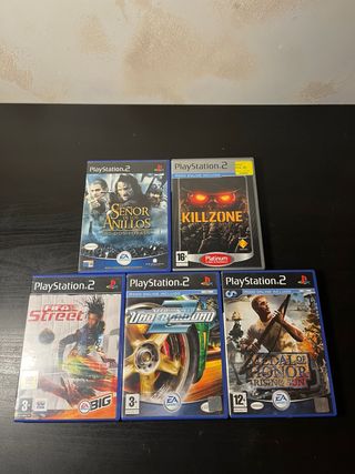 Lote 5 Giochi PS2: Killzone, FIFA Street, Il Signore degli Anelli