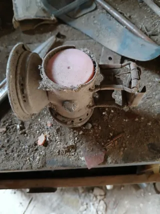 Soplete y faro carburo bicicleta