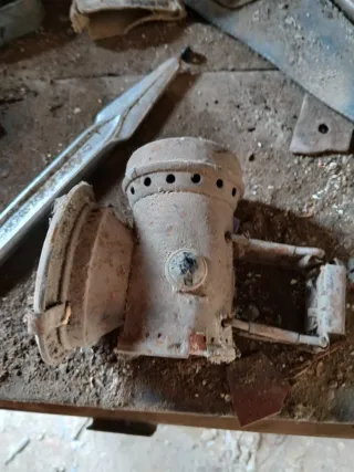 Soplete y faro carburo bicicleta