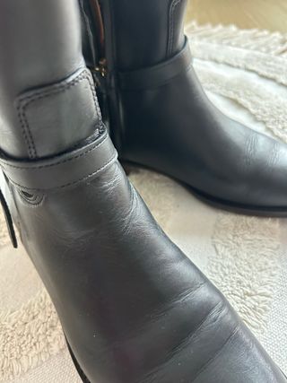 Botas de piel Massimo Dutti T.39