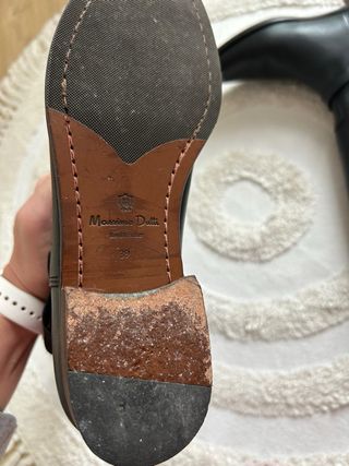 Botas de piel Massimo Dutti T.39