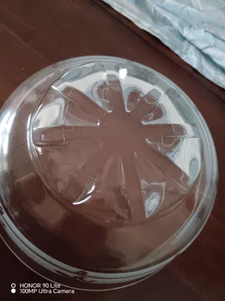 Set 7 Ciotole Vetro Decorato Vintage 1 grande 6