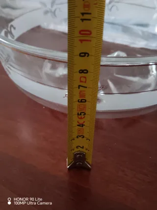 Set 7 Ciotole Vetro Decorato Vintage 1 grande 6