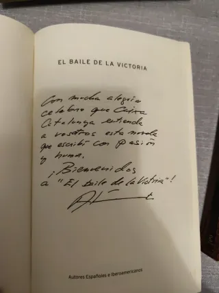 Libro "El baile de la Victoria"