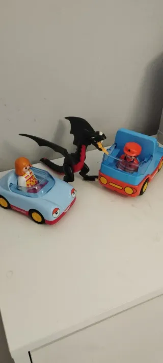Lote Playmobil: Piratas, Dragón y vehículos