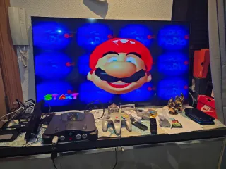 Nintendo 64 Negra y Gris