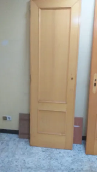 Puerta de madera interior