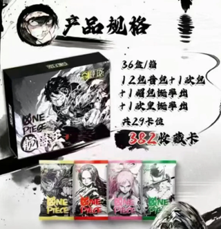 One Piece Scatola Display Sigillata Bianco Nero