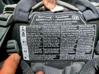 Mochila portabebés ergonómica