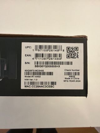 Router ASUS RT-AX52 WiFi 6 Dual Band