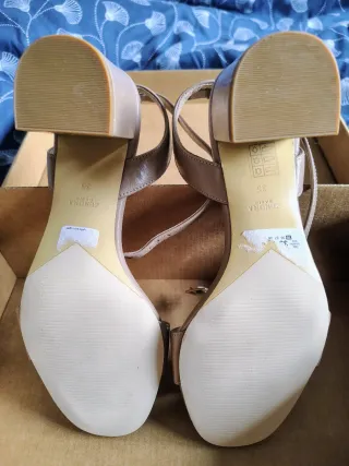 Zendra Zapatos Mujer Talla 35 Beige