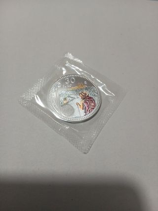 Moneda España 2021 Felipe VI, 30 euros.